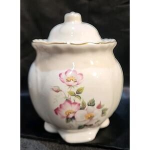 Vntg House Of Webster Briar Rose 6" Cookie/biscuit Canister